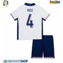 Maglie da calcio Inghilterra Declan Rice #4 Prima Maglia Bambino Europei 2024 Manica Corta (+ Pantaloni corti)